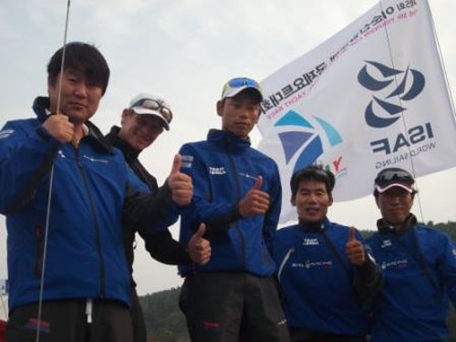 Kim Dong-Young and Team Korea crew - Yi Sun-Sin Cup 2011 © Team Korea